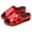 Red, variant on Clearence Women's Fish Mouth Platform Sandals Thick Wedge Heel Non-Slip Soft Sole Summer Slippers Lightweight Beach Shoes for Casual Walking & Home Comfort