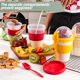 thumbnail image 2 of Vasos de yogur para helado EYNEL Breakfast On The Go, 600 ml, paquete de 4, 2 of 9