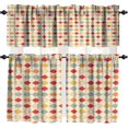 thumbnail image 1 of Sunset Curtains Tropical Landscape Theme Window Drapes with Sunset Palm Tree Mountain Scenery Scene Print Pattern Rod Pocket Curtains for Bedroom Living Room Office Cafe 2 Panels 42 x 63 Inch, 1 of 5