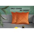 thumbnail image 2 of 2 fundas de almohada de franela con entramado tridimensional (tipo F, entramado grande naranja de 45 x 45 cm (sin núcleo)) Ofspeizc CZJJ-ZC69-5, 2 of 7