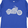 thumbnail image 4 of Inktastic Distressed Motorcycle Boys or Girls Long Sleeve Toddler T-Shirt, 4 of 5