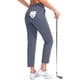 thumbnail image 3 of Pantalones de golf YYV para mujer, elásticos, cintura alta, talla M, 3 of 7