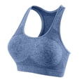 thumbnail image 2 of iHPH7 High Impact Sports Bras for Women High Support Padded Sports Bra Workout Bras for Women Racerback Bra for Yoga Blue L, 2 of 5