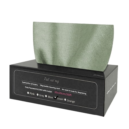 QAZbgdl Thickened Disposable Kitchen Cloths | Washable & Reusable Dish Towels | Multi-Purpose Dry & Wet Cleaning Wipes | 1-Pack