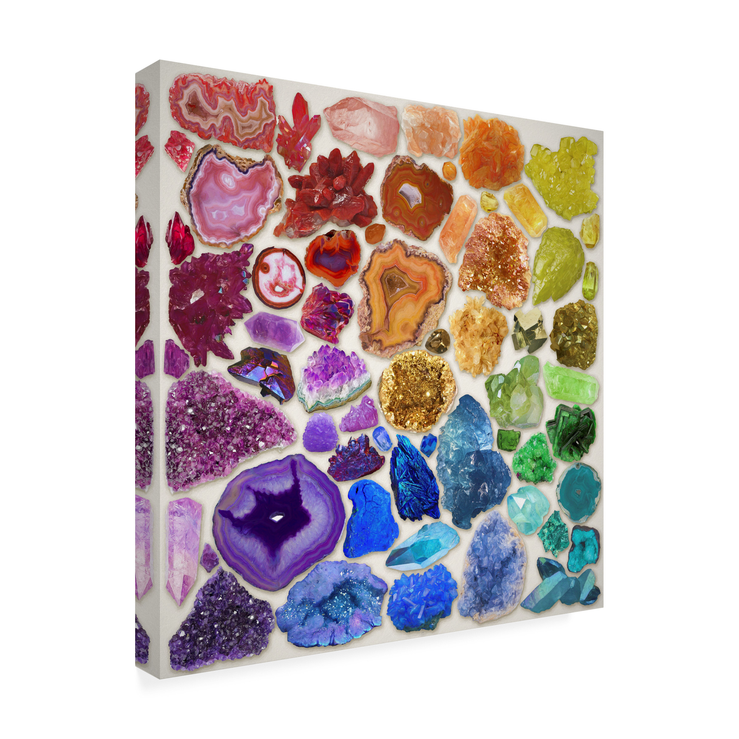 Cora Niele 'Rainbow of Crystals' Canvas Art