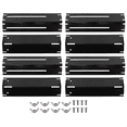 thumbnail image 1 of 4 Pair Adjustable Grill Heat Plate Shield Heat Tent Replacement Parts for BBQ Gas Grill Heat Plate Shield Tent Burner,A, 1 of 7