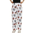 thumbnail image 5 of Womens Pyjamas Flannel Trousers, Anime Cartoon Casual Trousers Autumn Winter, Cozy, Warm, Loungewear, Sleepwear, Elastic Waist, 5 of 7