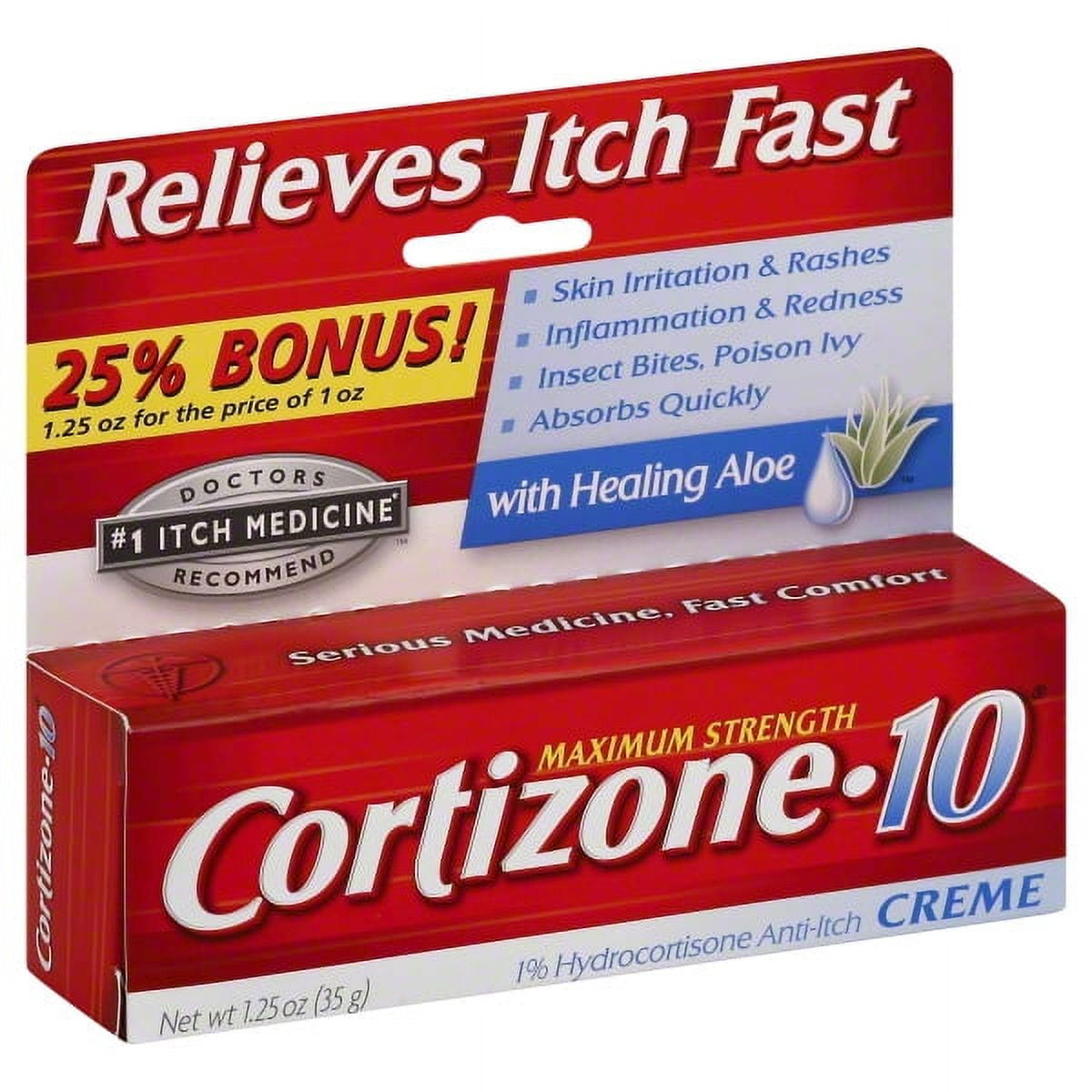 Cortizone 10 Anti-Itch Creme, 1.25 Oz.
