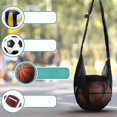 thumbnail image 3 of Nylon Mesh Ball Bag with Convenient Shoulder Strap Portable Sports Ball Bag(Only Includes Bag,1PC), 3 of 4