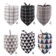 thumbnail image 5 of Greeniant Bufanda de baba para 4 estaciones, plegable, de algodón suave, elegante, reutilizable, ajustable, toalla Triangular para mascotas, para cuello Ropa para mascotas gris tipo 2 Greeniant PT003844-04, 5 of 6