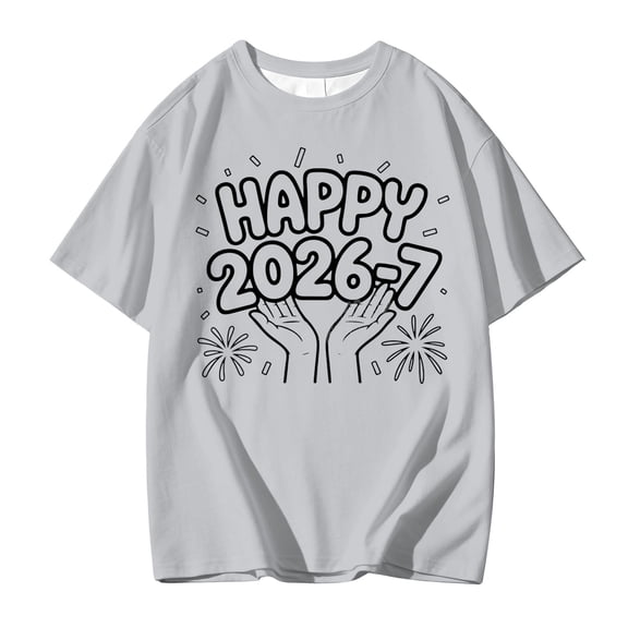 SUYIDA Cool Cartoon Print Boys Short Sleeve T-Shirt Comfortable Casual Tee For Kids Childrens Graphic Top Grey,13-14 Years