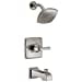 thumbnail image 3 of Delta Faucet Ashlyn 14 Series Single-Handle Tub and Shower Trim Kit, Shower Faucet with Single-Spray Touch-Clean Shower Head, Stainless T14464-SS (Valve Not Included), 3 of 10