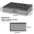 thumbnail image 2 of Homyfort Shoe Organizer Under Bed , 2 Pack Underbed Shoe Storage Containers Box Holder for Closet, Clear Window Underbed Shoe Rack for Men Women Kids Baby Shoes（28 pairs light gray）, 2 of 9