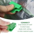 thumbnail image 4 of 20PCS 0.4" Pipe Clamps Plant Stakes Greenhouse Garden Netting Hoop Clips Tool, 4 of 7