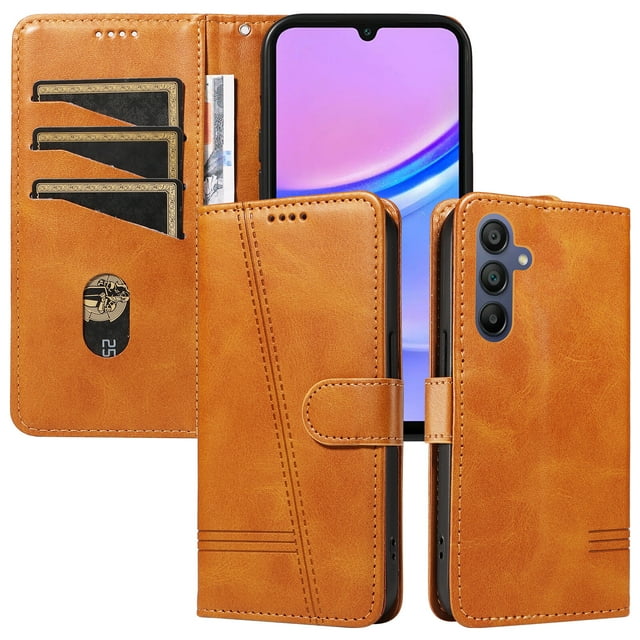 Phone Case for Samsung Galaxy A16 5G Magnetic PU Leather Card Slots Durable Wallet Cover