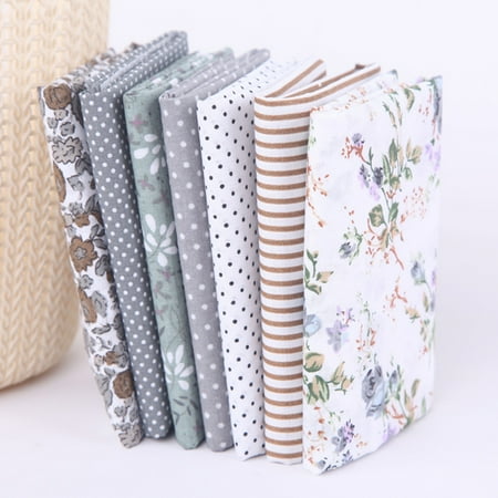 

25x25cm Dot Flower Print For Curtain Tablecloth Textile Cotton Fabric Small DIY