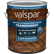 PLASTIK Valspar Multicolor One Coat Exterior Stain and Sealer Transparent