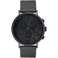 thumbnail image 1 of Timex TW2R97800 Fairfield Supernova Leather Chronograph Mens Watch, Black, 1 of 2
