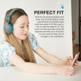 thumbnail image 6 of JLab JBuddies Studio 2 On-Ear Kids Wireless Headphones, Blue/Graphite, Volume Safe, Folding, Adjustable, Noise Isolation, Mic, 6 of 8