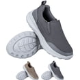 thumbnail image 4 of NOKIO Men's S𝗅ip On Sneakers Lightweight Breathable Walking Shoes Comfortable Casual L𝗈afers Non-S𝗅ip Durab𝗅e Outdoor Sport Shoes Wide Width Soft Sole Shoes for Back to College, 4 of 9