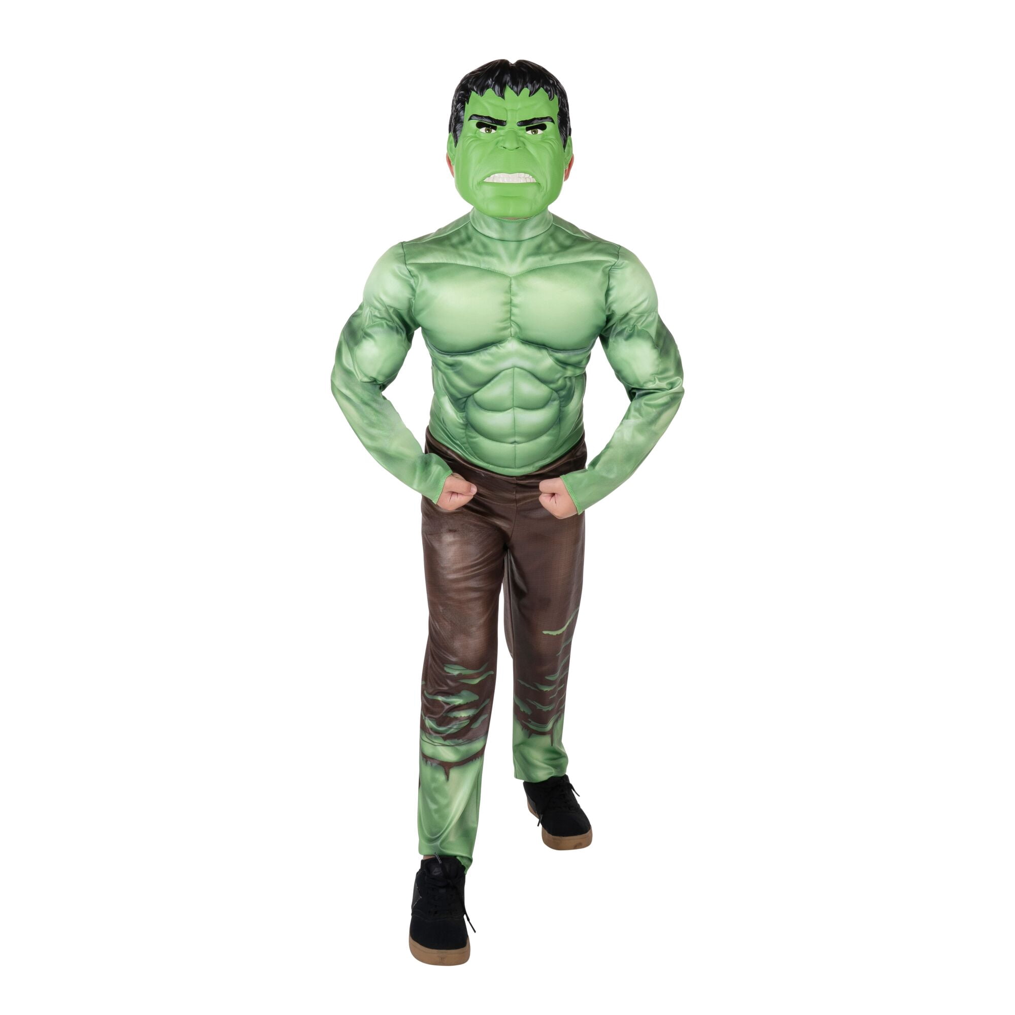 Marvel's Incredible Hulk Halloween Costume for Children, Boy's Size S (6/7), by Jazwares