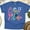Royal, variant on Cruise Life T-Shirt β Cute Colorful Bow & Ship Vacation Tee, White, Size S