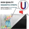 thumbnail image 4 of Spring Floral Mailbox Covers Magnetic Colorful Flowers Leaf Mailbox Cover Standard Size 18 X 21 Inch Spring/Summer Holiday Welcome Mailbox Wrap Post Letter Box Cover Decorative for Home Outdoor Garden, 4 of 6