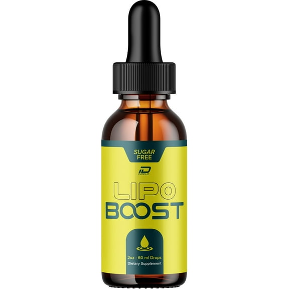 Lipo Boost Liquid Drops – LipoBoost Drops Extra Strength Natural Blend Healthy Organic Support, 1 Pack, 1 Month Supply