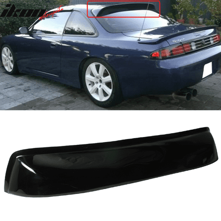 Coupe Rear Window Spoiler - Fits 95-98 Nissan 240SX S14 Coupe 2Dr Rear Roof Window Visor Spoiler Shade