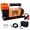 Black+Orange, variant on 12V Heavy Duty Air Compressor for Car SUV RV Truck, Tire Inflator with Pressure Gauge Max 150 PSI, 26FT Air Hose Metal Air Pump