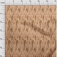 thumbnail image 3 of oneOone Viscose Chiffon Light Peach Fabric Tropical Sewing Craft Projects Fabric Prints By Yard 42 Inch Wide, 3 of 5