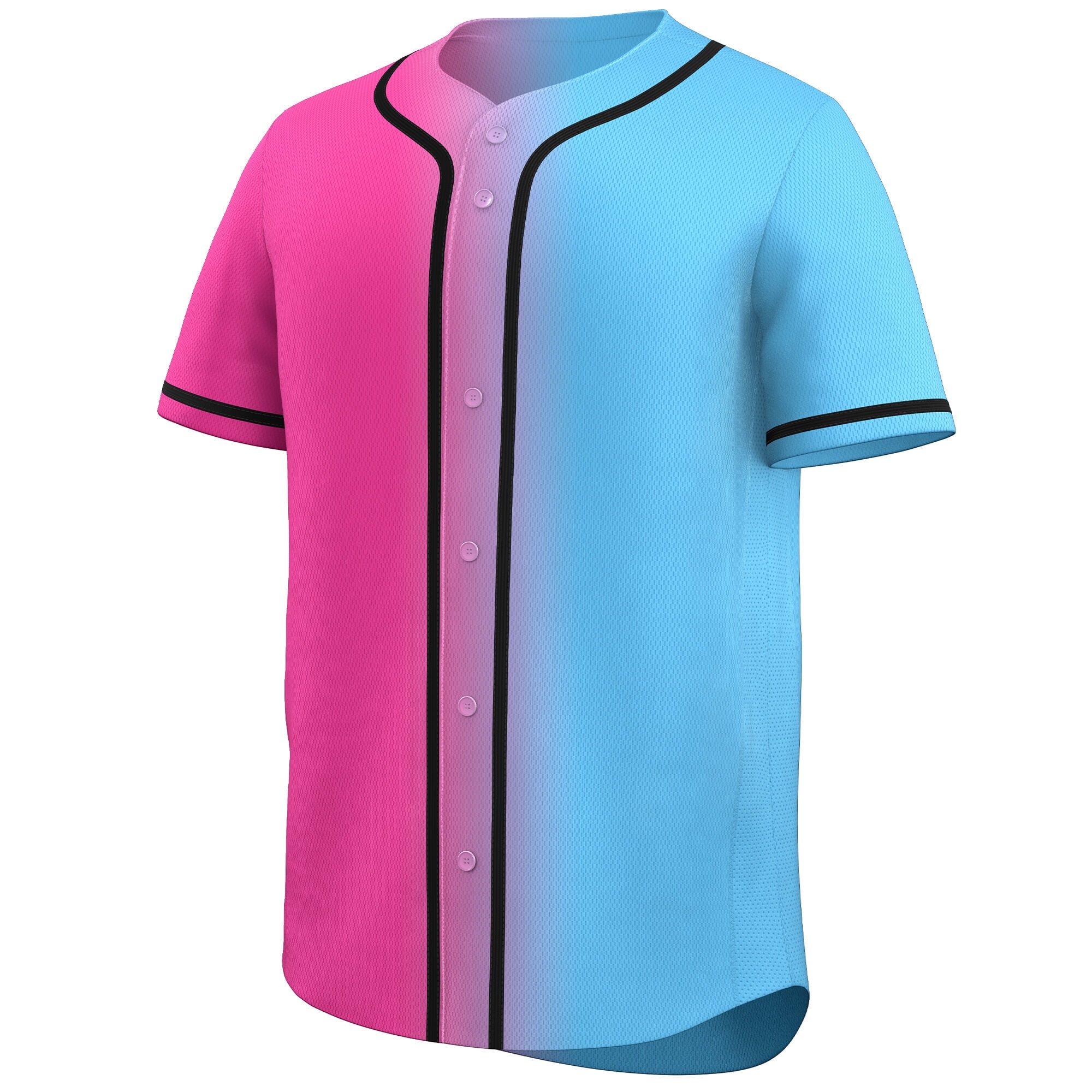 AIRevo Blank Baseball Jersey for Men Casual Button Down