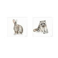thumbnail image 1 of Great Art Now Forest Friends by Lisa Audit 2 Piece Canvas Art Set Each 14"W x 14"H, 1 of 3