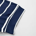 thumbnail image 3 of Fiudx Ofertas Flash Artículos En Oferta Blusas Casuales de Moda para Mujer, Camiseta Estampada a Rayas, Top con Cuello Redondo y Manga Arrojadiza, 3 of 6