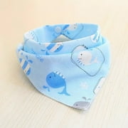 Baby Bibs High Quality Triangle Double Layers Cotton Cartoon Animal Print Baby Bandana Bibs Burp Cloth Baby Stuff 29 42x29 cm