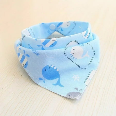 Baby Bibs High Quality Triangle Double Layers Cotton Cartoon Animal Print Baby Bandana Bibs Burp Cloth Baby Stuff 29 42x29 cm