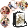 thumbnail image 5 of Honeii Western Scenery With Old Wagon Print Insulated Lunch Bag, Reusable Lunch Box for Adult, Leakproof Cooler Bag for Work Office Travel Picnic, 5 of 7