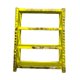 thumbnail image 3 of Modelo de estante de taller de reparación a escala 1/64, accesorios fotográficos realistas, simulación de mini estante de garaje amarillo, 3 of 9