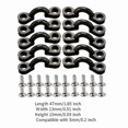 thumbnail image 2 of Stainless Steel Pad Eye Kit with 20 Screws for Kayak Canoe Deck Installation, 2 of 5