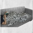 thumbnail image 6 of Steampunk Soft Flannel Fleece Blanket, Hand-Drawn Monochrome Doodle with Cluster of Manufacturing Elements Pattern, Cozy Plush for Indoor and Outdoor Use, 50" x 60", Black and White, by Ambesonne, 6 of 6