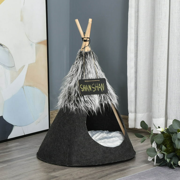 Tente tipi style moderne pour chat