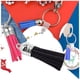 thumbnail image 5 of Advancent 28 piezas bolsa Keychian creativo delicado llavero colgante borlas artesanía decoración DIY accesorio para bolsos llaves Artesanía Negro Advancent HA059646-14B, 5 of 6