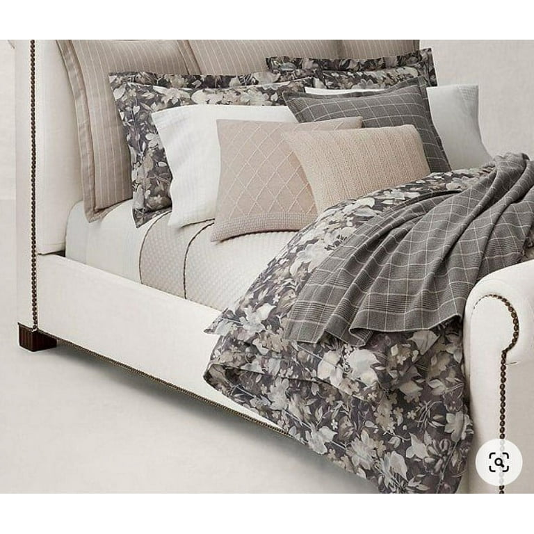 Ralph Lauren Avery Charcoal Full Queen Comforter 100 Cotton