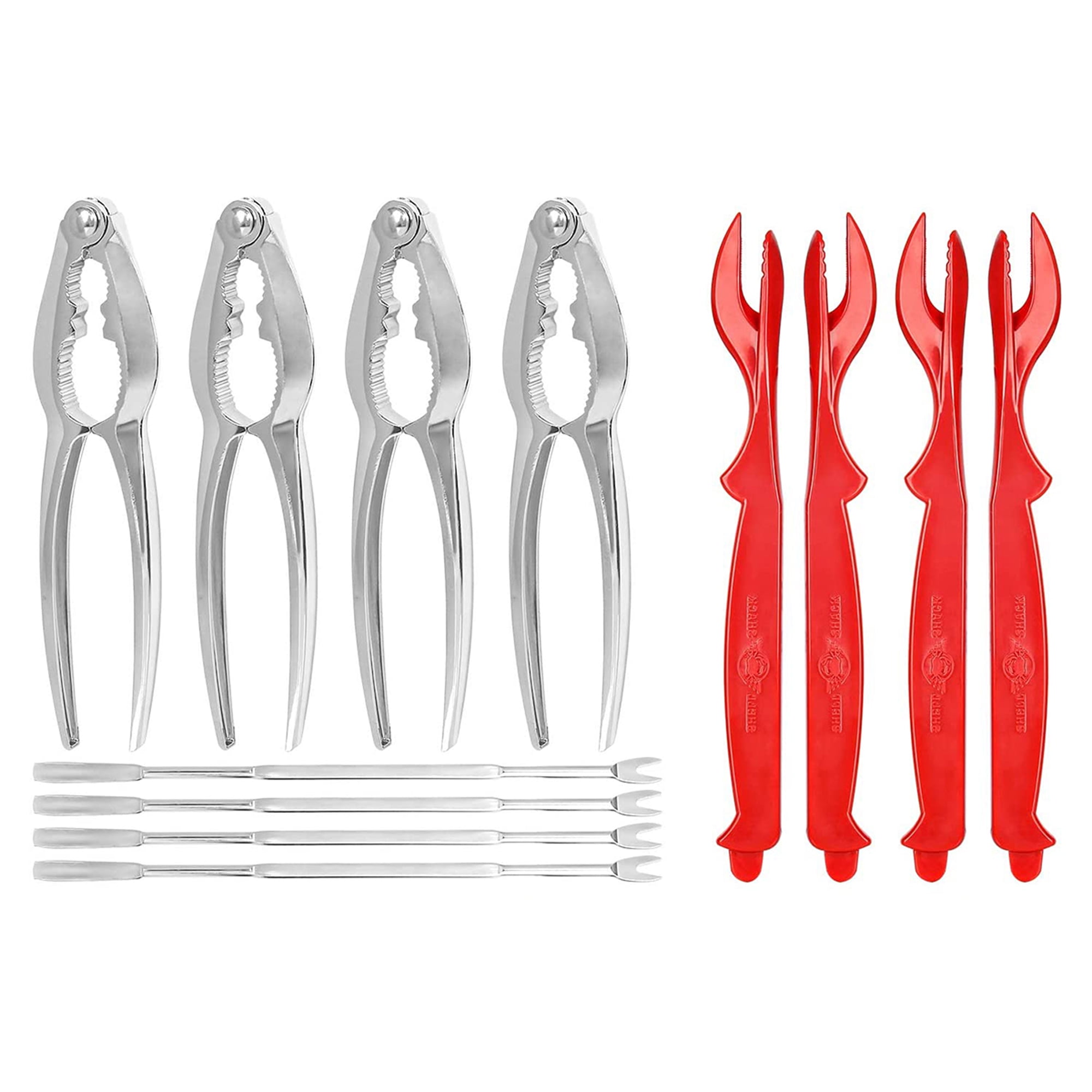 12Pcs Seafood Tools Set, Crab Leg Crackers and Tools Set Stainless