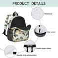 thumbnail image 4 of Tractor and Haystacks White Pattern Backpack for School, Cute School Bag with Adjustable Shoulder Straps and Padded Back, 15"x11.42"x5.5", 4 of 5