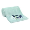 Lambs & Ivy Oceania Blue Nautical Fish Luxury Coral Fleece Baby Blanket