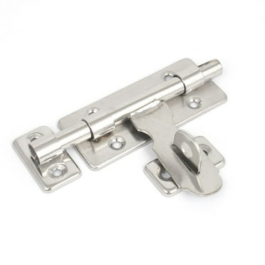 Uxcell Gate Stainless Steel Safety Lock Padlock Latch Barrel Bolt Hasp Stapler 4"