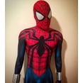 thumbnail image 2 of Disfraz de Ben Reilly para adultos y niños, traje de araña escarlata, superhéroe, Zentai, para Halloween Fivean unisex, 2 of 2