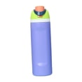 thumbnail image 3 of Botella de agua aislada a prueba de fugas, botella de agua deportiva para exteriores, escuela, coches Púrpura, 3 of 8