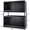 Black, variant on 40x16x16in 44Gal Stackable PVC Reptile Enclosure 2-Pack with Spacers & Sliding Doors for Bearded Dragons, Geckos, Lizards & Snakes | ToxiRium